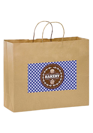 NATURAL KRAFT TWISTED PAPER HANDLE SHOPPER